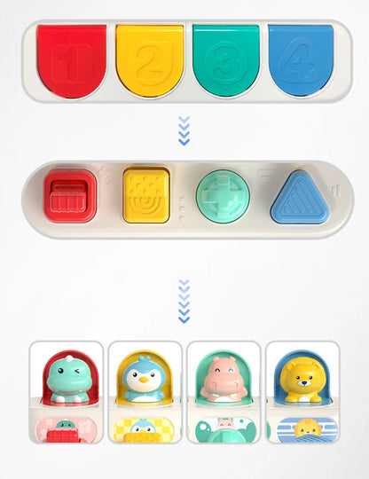Interactive Activity Pop Up Toy for Babies Cause and Effect Toy Baby Development Games Montessori Educational Learning Toys