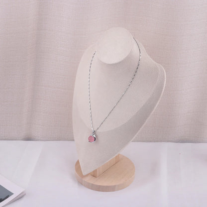 Velvet Jewelry Display Stand for Necklaces and Pendants - Smarsty
