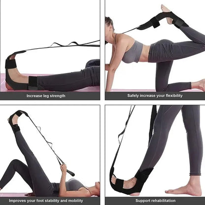 Yoga Stretching Bands Relieve Leg and Foot Tension, Yoga, Pilates, and Rehabilitation Training Leg and Foot Stretching Bands