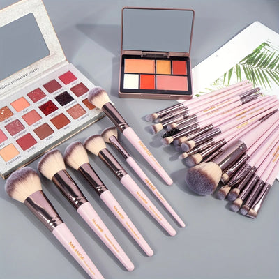 MAANGE 30 Piece Professional Makeup Brush Set with Bag - Smarsty
