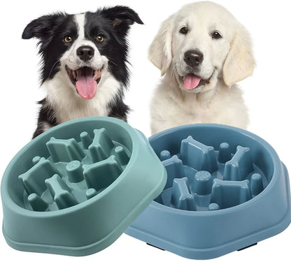 Slow Feeder Dog Bowl for Healthy Eating - Smarsty