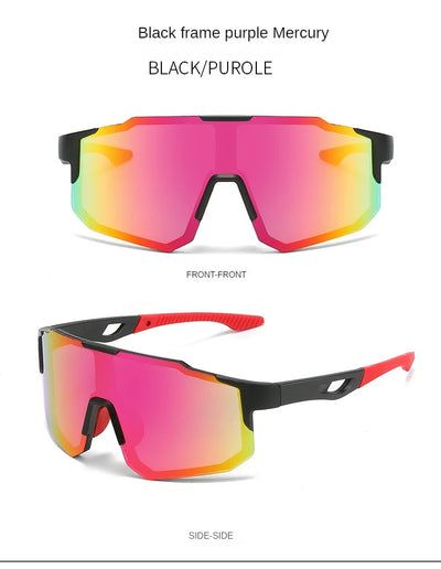 Cycling Sunglasses Sports Cycling Glasses Bike Eyewear MTB Dark Glasses Outdoor Bicycle Goggles for Men Women Sunglasses UV400 by Smarsty