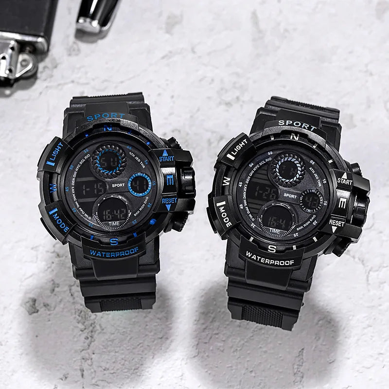 YIKAZE Waterproof Digital Sports Watch for Men - Smarsty