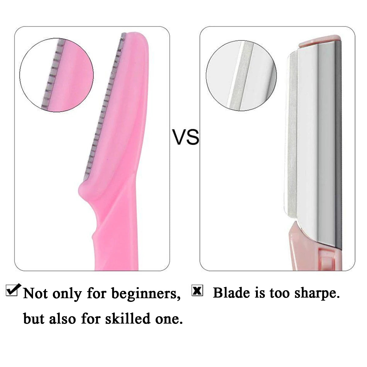 30 Pcs Eyebrow Razors Safe Hair Removal Kit - Smarsty