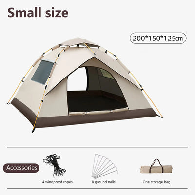 Outdoor Folding Camping Tent Portable Waterproof Sunshine-proof Automatic Easy Setup Tent For Camping Beach Picnic Barbecue by Smarsty