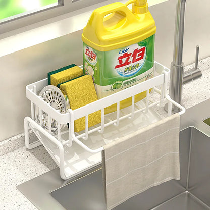 Stainless Steel Kitchen Sink Drain Rack Organizer - Smarsty