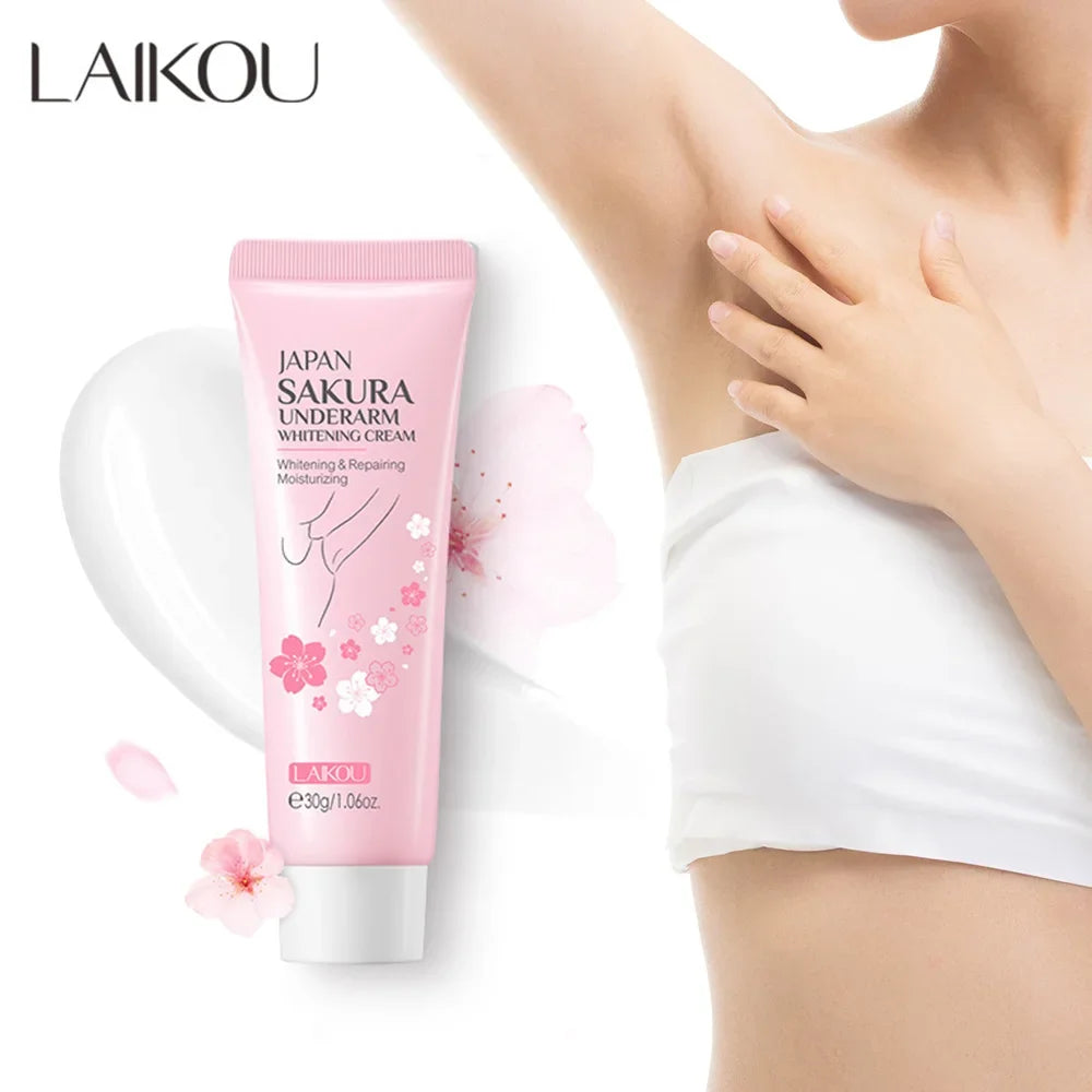 Laikou Sakura Underarm Cream for Skin Brightening - Smarsty