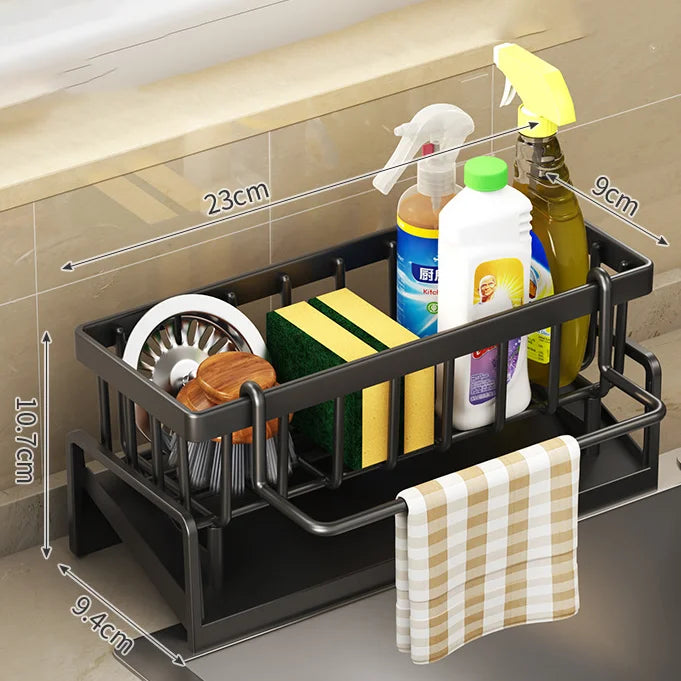 No-Punch Kitchen Shelf Drainage Rack for Easy Storage - Smarsty