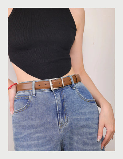 Luxury Double Genuine Leather Belt for Women - Smarsty