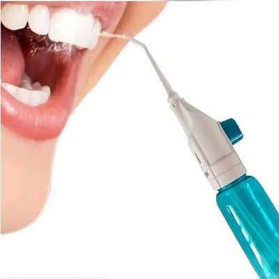 Household High Pressure Oral Irrigator Portable Teeth Clean Water Dental Floss Manual High Pressure Water Toothpick - Smarsty