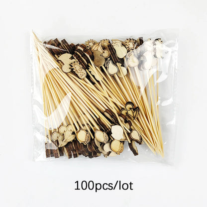 Wedding Pearl Wooden Skewers for Party Snacks - Smarsty