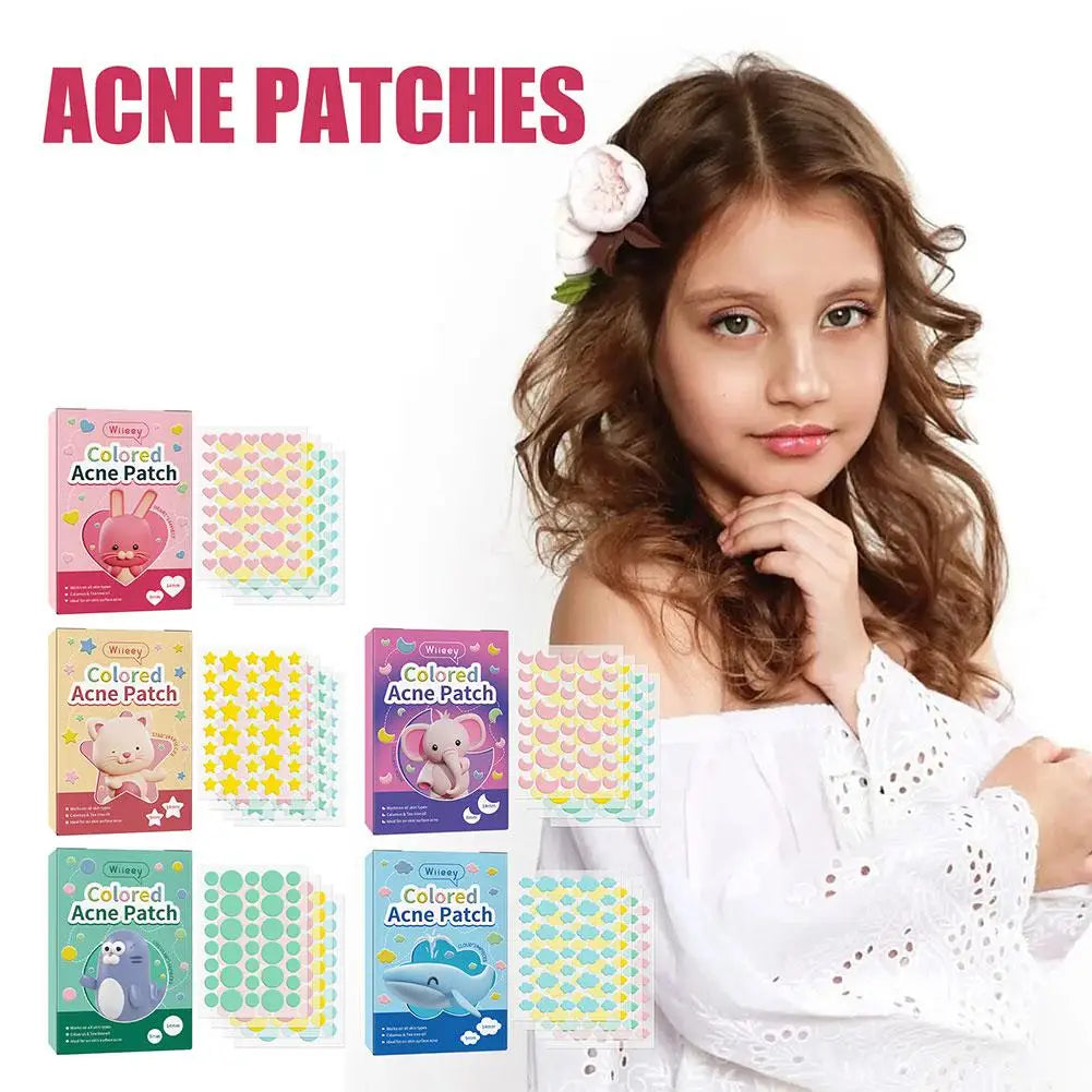 144 Piece Colorful Invisible Acne Patches for Clear Skin - Smarsty