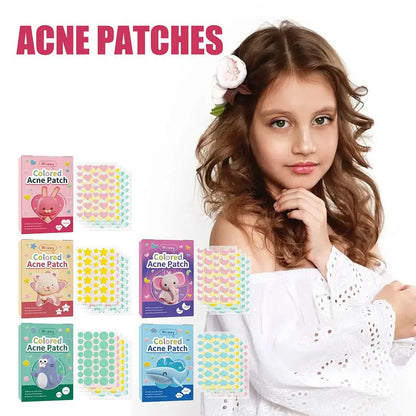144 Piece Colorful Invisible Acne Patches for Clear Skin - Smarsty