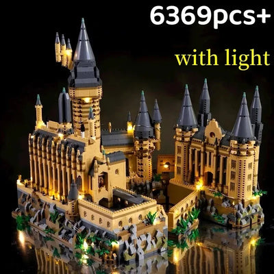 Micro Bricks City Creative Medieval Magic Castle Series School Architecture Palace Model Building Blocks Gifts Kid Assembly Toys - Smarsty