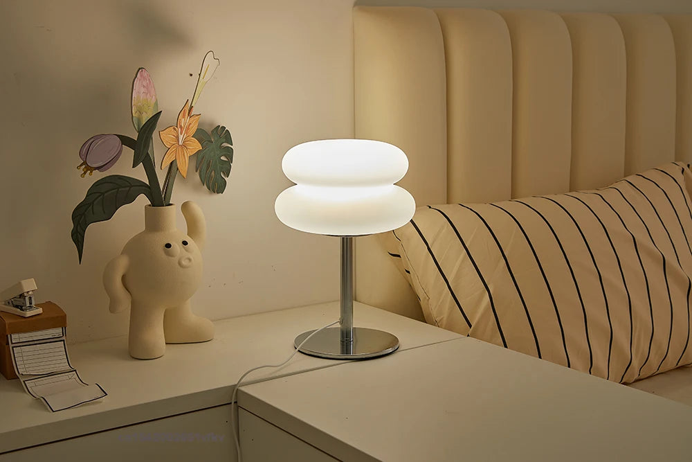 Creamy Tri Color Dimming Table Lamp with USB Plug - Smarsty