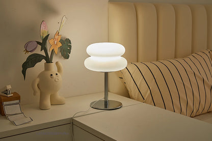 Creamy Tri Color Dimming Table Lamp with USB Plug - Smarsty