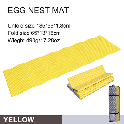 Widesea Camping Mat Portable Sleeping Pad Picnic Foam Bed Mattress Travel Trekking Equipment Blanket Waterproof Moistureproof by Smarsty