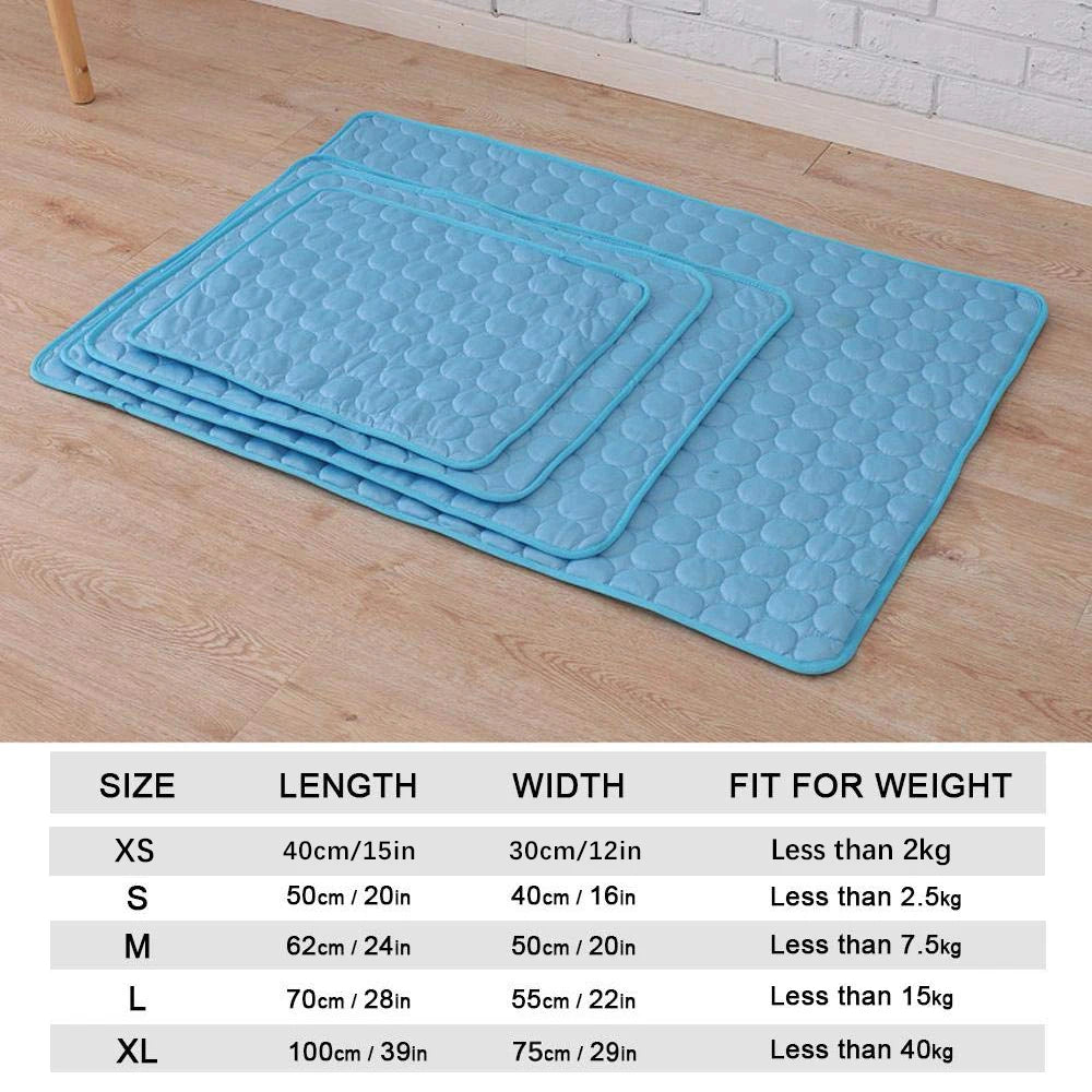 Cooling Summer Dog Mat Breathable Pet Bed Washable - Smarsty