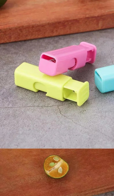 12 PCS Squeeze Bread Bag Clips Reusable Fresh Food Seal Plastic Clip Snack Bag Seal Spring Clip Home Kitchen Storage by Smarsty