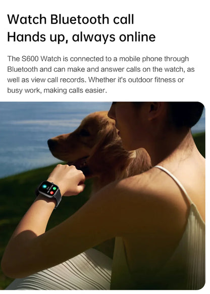 Smartwatch with Bluetooth Call and Music Playback - Smarsty