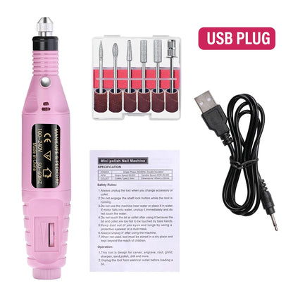 LULAA Professional Electric Nail Drill Set for Manicure - Smarsty
