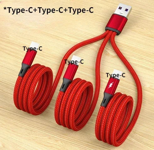 3 in 1 USB Charge Cable for Fast Mobile Charging - Smarsty
