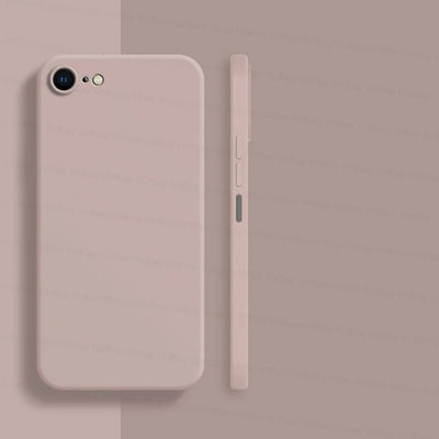 Smarsty Shockproof Soft TPU iPhone 8 Case Liquid Silicone Back -