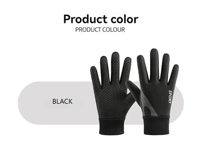 NOFOXO Winter Kids Warm Gloves Water-resistant Sports Gloves Thick Plush Lining Cold Weather Childrens Cycling Gloves Boys Girls