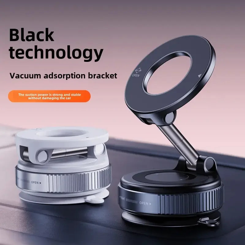 Foldable Magnetic Car Phone Holder With 360 Degree Rotation - Smarsty