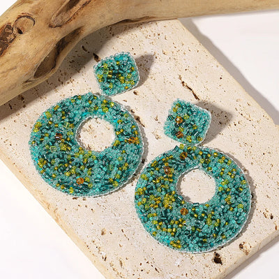 Handmade Bohemian Starfish Drop Earrings for Women - Smarsty