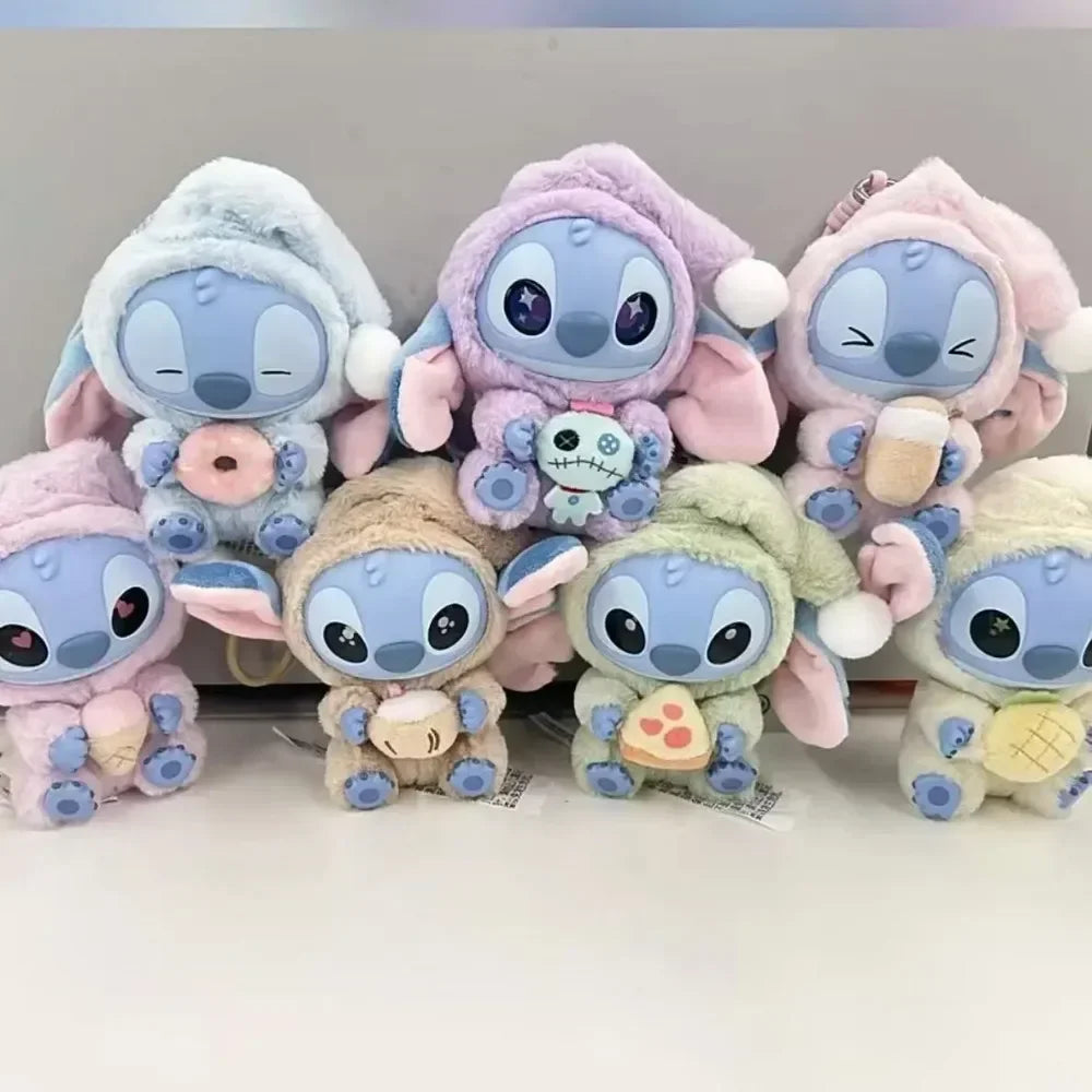 HOT!kawaii Stitch Blind Box Bag Eat Some Thing Before Sleep Series Vinyl Pendant Cute Doll Mystery Box Fluffy Doll Surprise Gift by Smarsty