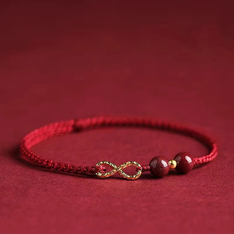 Handmade Lucky Red Bracelet for Wealth and Prosperity - Smarsty