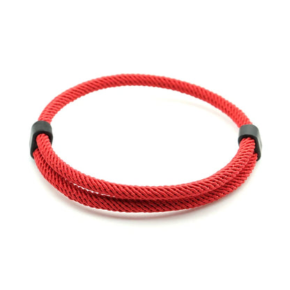 Trendy Adjustable Red Bracelet for Couples and Lovers - Smarsty