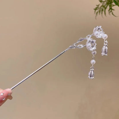 Elegant Flower Tassel Hair Clip for Women - Smarsty
