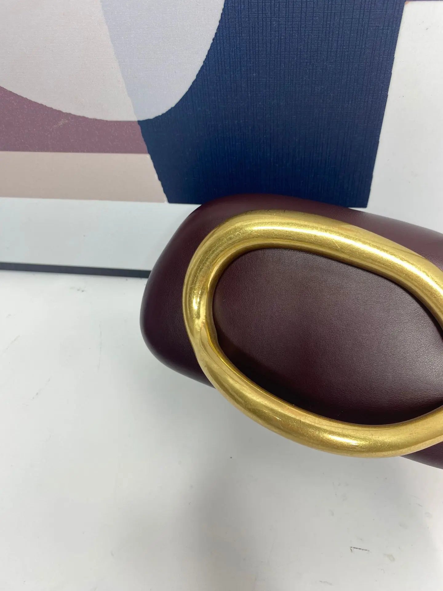Luxurious Gold Clutch Evening Bag With Box Chain Strap - Smarsty