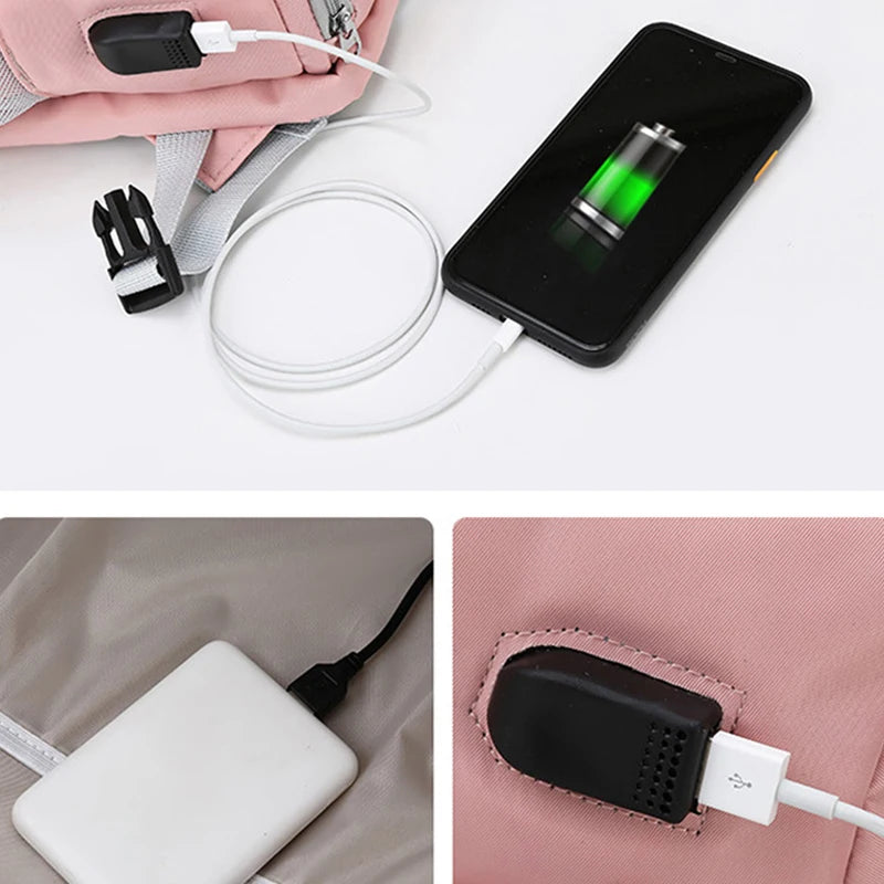 Waterproof Large Capacity Travel Backpack With USB Charging - Smarsty