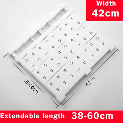 Adjustable Closet Organizer Storage Shelf Wall Mounted Kitchen Rack Space Saving Wardrobe Decorative Shelves Cabinet Holder by Smarsty