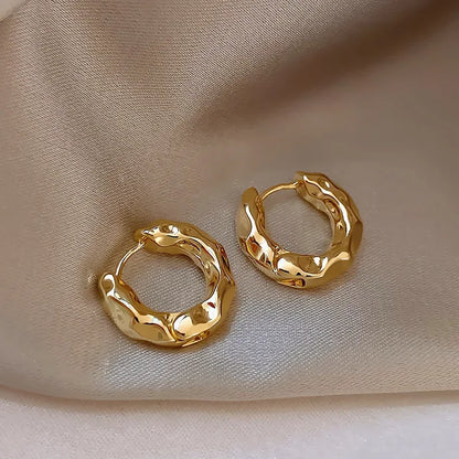 925 Sterling Silver Hoop Earrings Lightweight Trendy - Smarsty