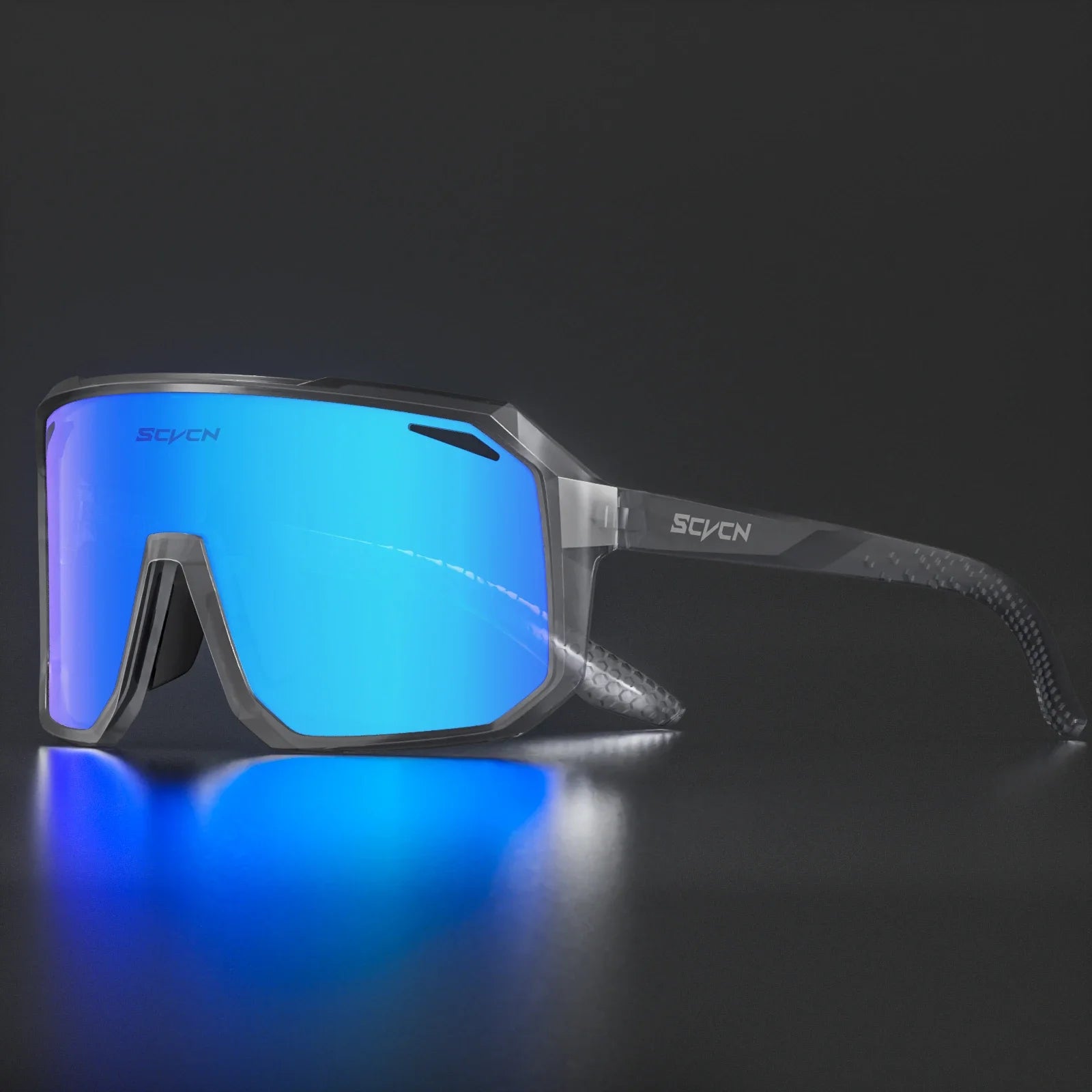 SCVCN Photochromic Cycling Glasses Bike Mountain Bicycle Golf UV400 Sunglasses Sport Protection Glasses for Men Women Baseball
