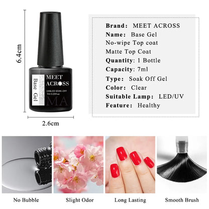 Meet Across UV Base Top Coat Gel Polish for Durable Manicures - Smarsty