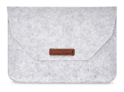 Wool Felt Laptop Sleeve 11 To 15.6 Inch With Mousepad - Smarsty