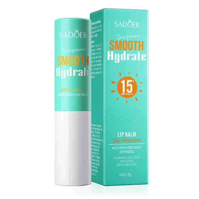 SADOER SPF 15 Lip Sunscreen Balm for Hydrated Lips - Smarsty