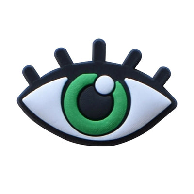 Evil Eye Shoe Charms for Crocs Accessories Blue Eyeball Monster Badge Women Buckle Kids Pins Decoration Jeans Shoes Accessories - Smarsty