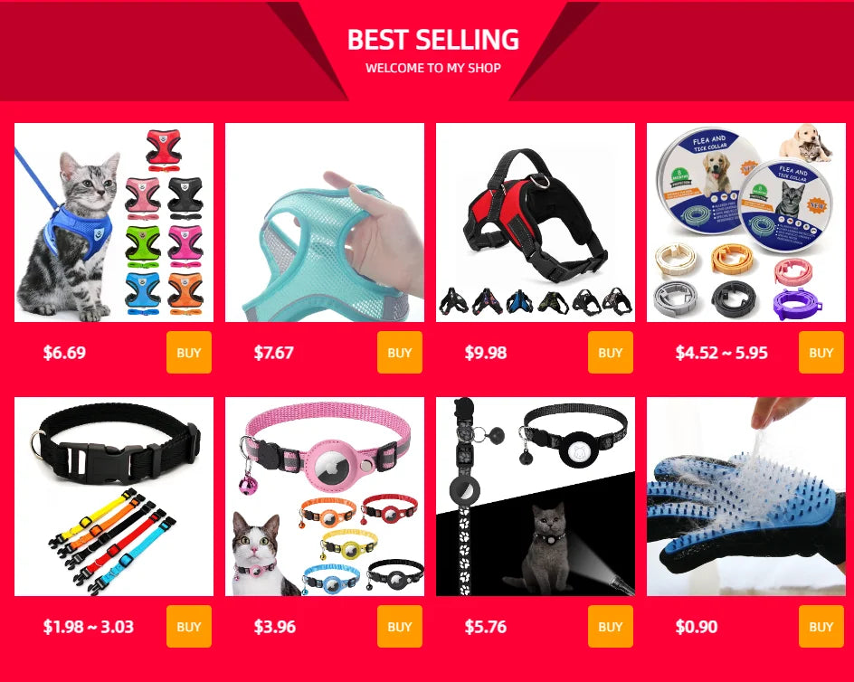 Durable Reflective Nylon Dog Collar and Leash Set - Smarsty