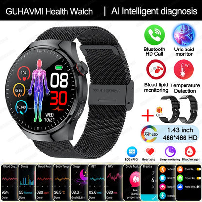 2025 Smart Health Watch with Blood Oxygen and ECG - Smarsty