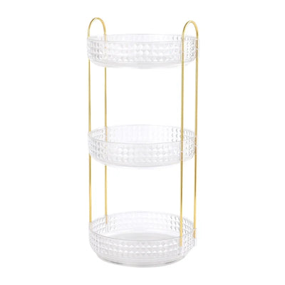 Multifunctional Lipstick Storage Box Rotating Drawer Makeup Box Transparent Desktop Skin Care Product Storage Rack by Smarsty