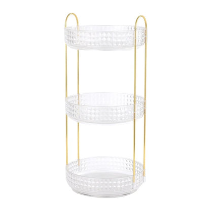 Multifunctional Lipstick Storage Box Rotating Drawer Makeup Box Transparent Desktop Skin Care Product Storage Rack by Smarsty