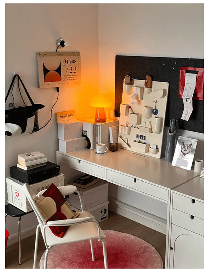 Wall-mounted Storage Rack with Hooks for Office, Kitchen and Workshop Children's Room Organizer with Adjustable Shelves by Smarsty