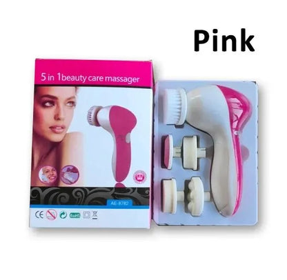 Electric 5 In 1 Facial Brush With Pore Cleaner - Smarsty