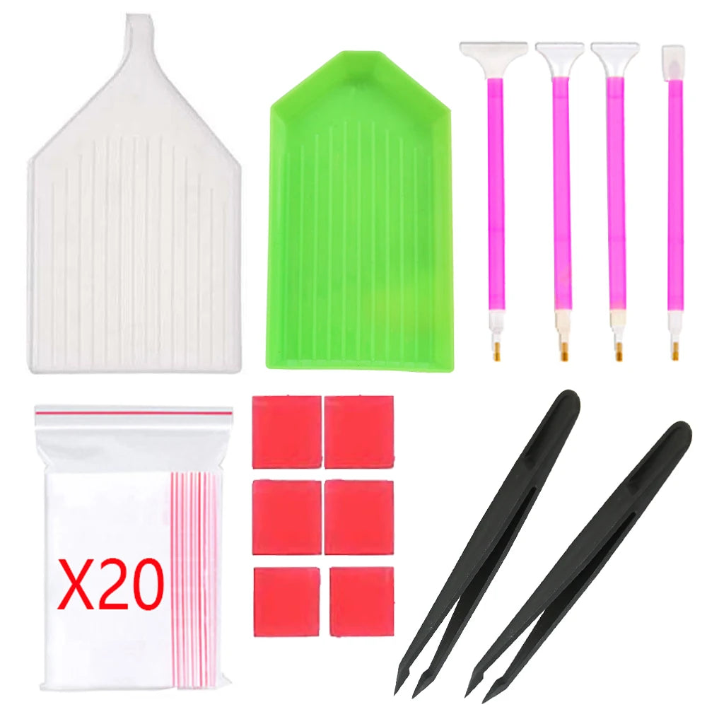 Diamond Painting Tools Set with Multiple Size Pens - Smarsty